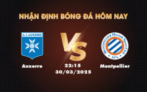 auxerre montpellier 30 03 ligue 1