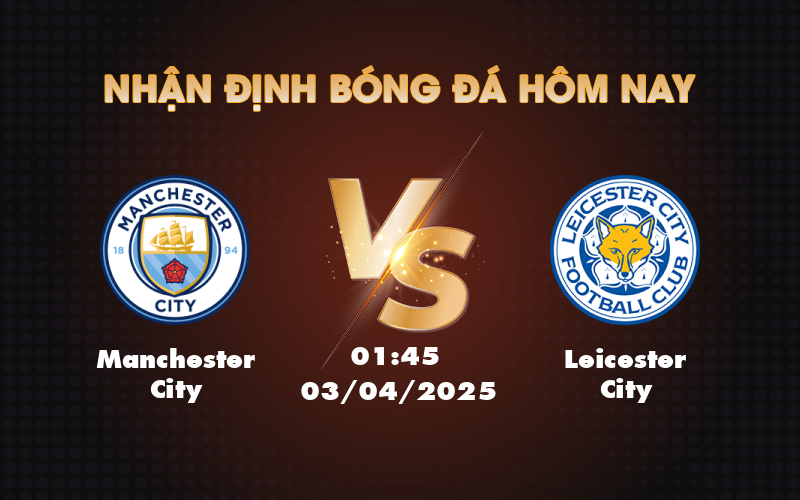 manchester city leicester city 03 04 ngoai hang anh