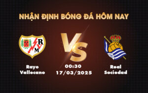 rayo vallecano real sociedad 17 03 la liga