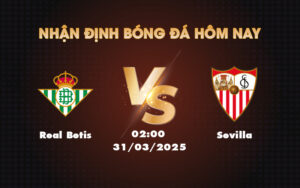 real betis sevilla 31 03 la liga