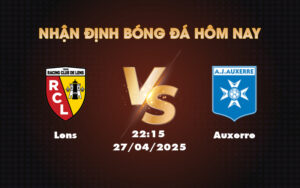 lens auxerre 27 04 ligue 1