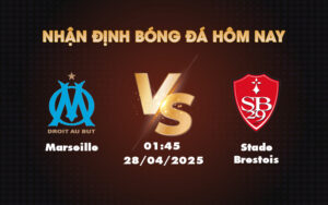 marseille stade brestois 28 04 ligue 1