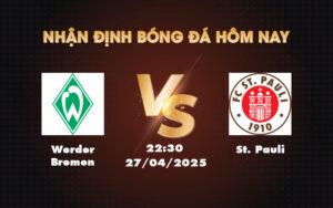 werder bremen st pauli 27 04 bundesliga